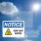 Signmission Hot Surface Sign, 7 in H x 10 in W, Plastic, Very Hot Water OS-2PACK-NS-P-710-L-18872 - alternate 7